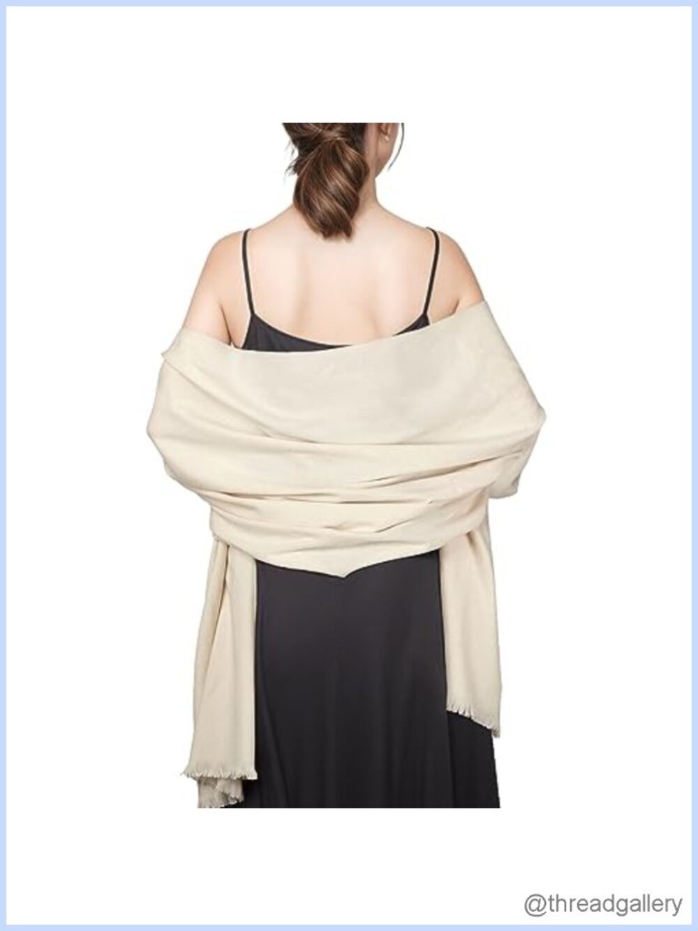 Women's Pashmina Shawl Wrap Soft Cashmere Feel Evening Dress Scarf